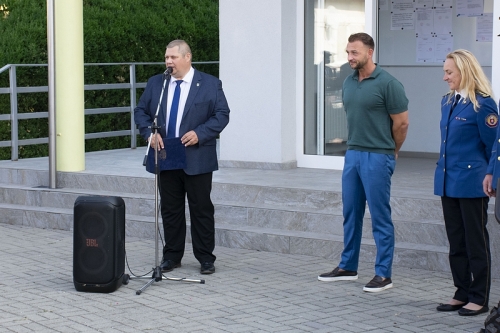 Odovzdávanie hasičskej techniky pre DHZ Žbince