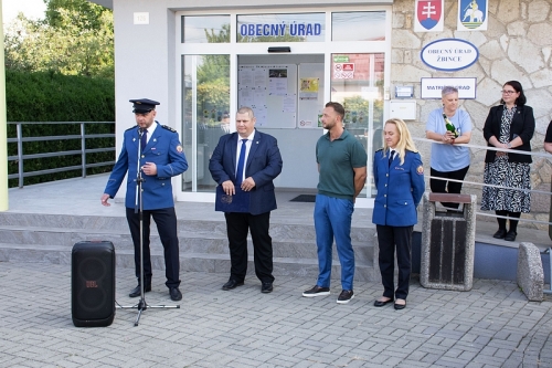 Odovzdávanie hasičskej techniky pre DHZ Žbince