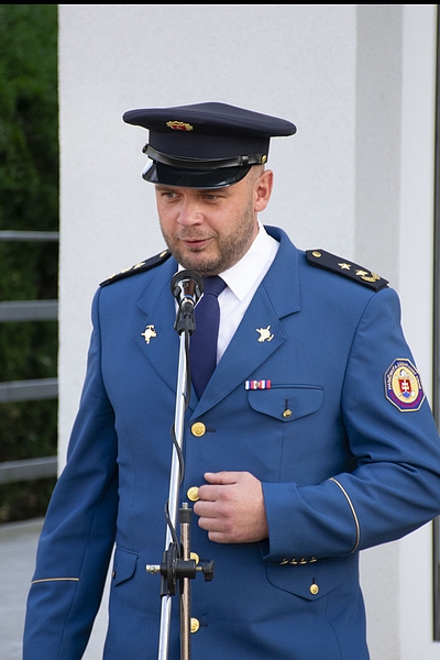 Odovzdávanie hasičskej techniky pre DHZ Žbince