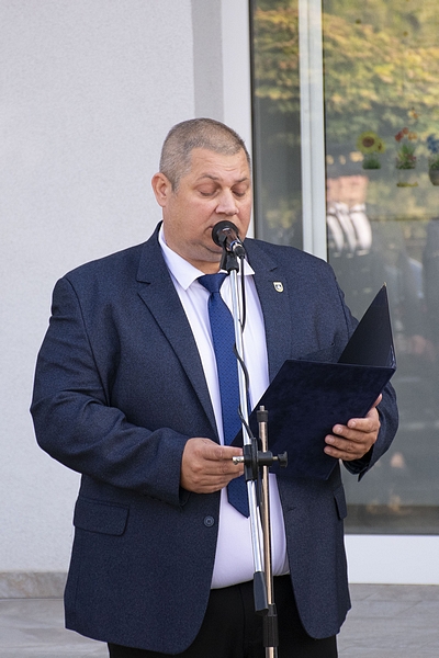 Odovzdávanie hasičskej techniky pre DHZ Žbince