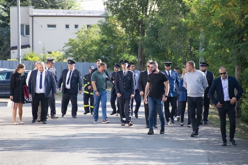 Odovzdávanie hasičskej techniky pre DHZ Žbince